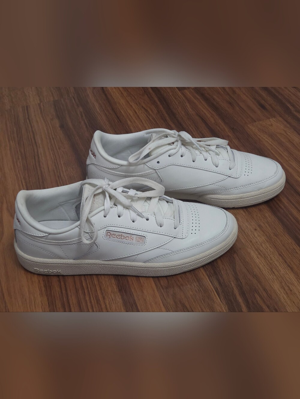 Reebok Club C 85 White Leather Sneakers